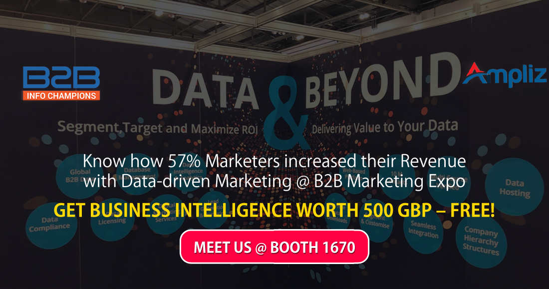 Know how 57% Marketers increased their Revenue with Data-driven Marketing @ B2B Marketing Expo London